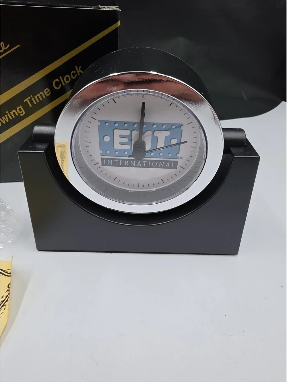 La Bruyère Black Desk Swing Time Clock - New Without Tags, Open Box
